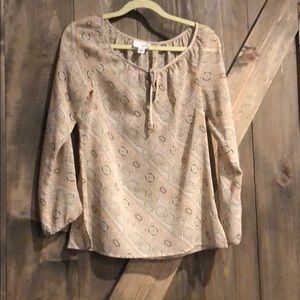 Long sleeve blouse